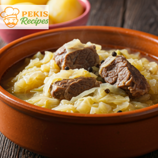 Traditional Norwegian Mutton and Cabbage Stew